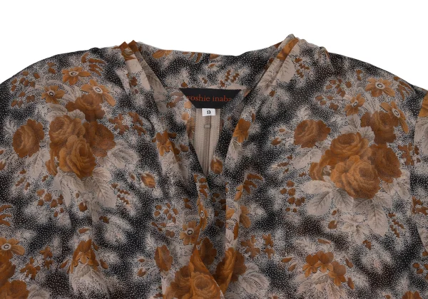 yoshie inaba Floral Printed Silk Blouse K-174125_003