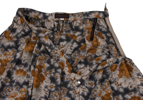 yoshie inaba Floral Printed Silk Skirt K-174126_004