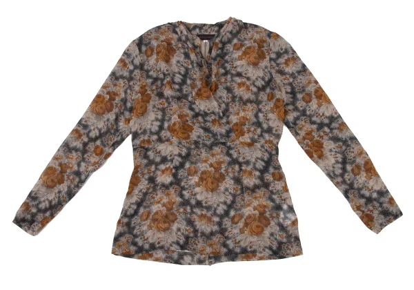 yoshie inaba Floral Printed Silk Blouse & Skirt K-174127_003
