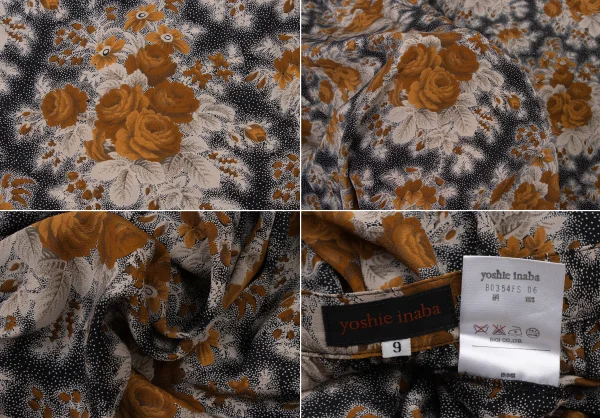 yoshie inaba Floral Printed Silk Blouse & Skirt K-174127_019