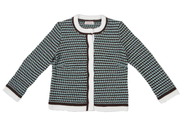 yoshie inaba Cotton Poly Low-gauge Knit Cardigan K-174129_002
