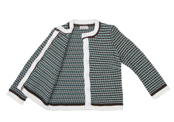 yoshie inaba Cotton Poly Low-gauge Knit Cardigan K-174129_009