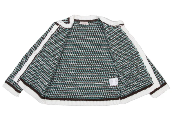 yoshie inaba Cotton Poly Low-gauge Knit Cardigan K-174129_010