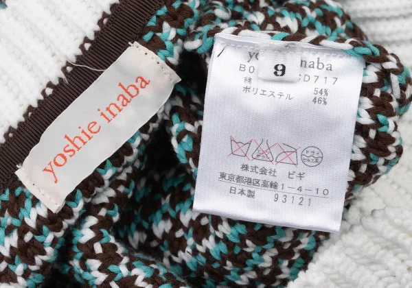 yoshie inaba Cotton Poly Low-gauge Knit Cardigan K-174129_013