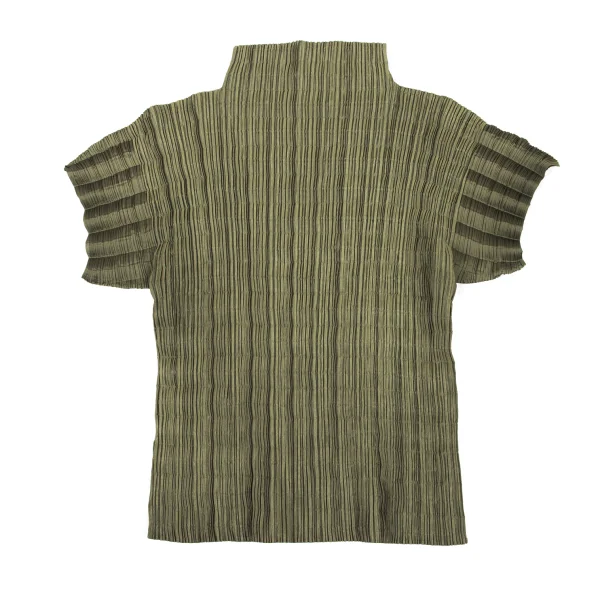 ISSEY MIYAKE WHITE LABEL Zigzag Pleats Mock-neck Top K-174130_002