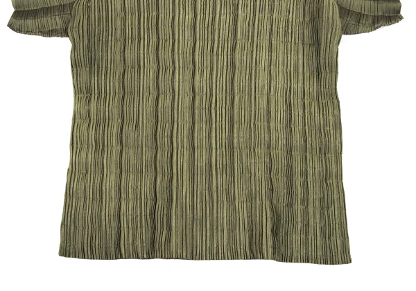 ISSEY MIYAKE WHITE LABEL Zigzag Pleats Mock-neck Top K-174130_005