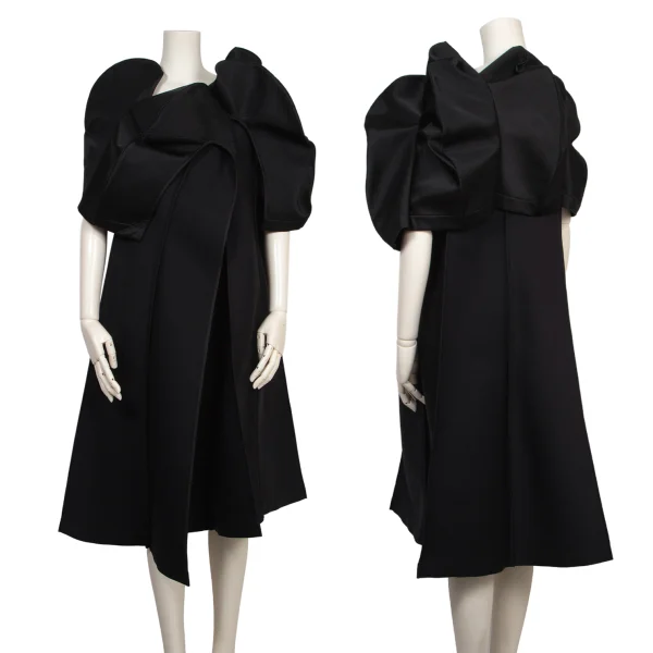 JUNYA WATANABE COMME des GARCONS Pleats Bonding Coat Black Free K-174135_001