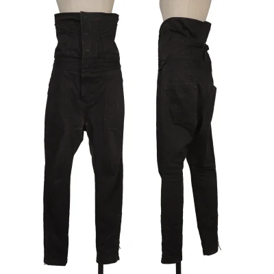 Y's PINK Strapless Denim Overalls
