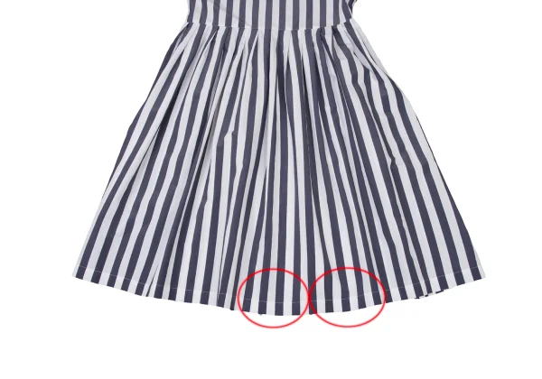 tricot COMME des GARCONS Rayon Blend Glitter Stripe Dolman Sleeve Dress K-174141_007