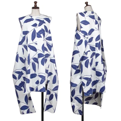 MARNI Leaf Print Asymmetric Dress 