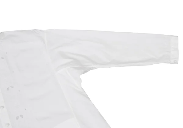 ISSEY MIYAKE HaaT Embroidery Design Band Collar Shirt Dress K-174144_007