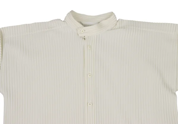 HOMME PLISSE ISSEY MIYAKE Pleated Band Collar Shirt K-174145_003