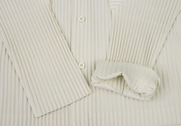 HOMME PLISSE ISSEY MIYAKE Pleated Band Collar Shirt K-174145_008