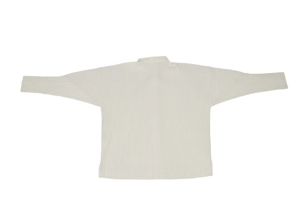 HOMME PLISSE ISSEY MIYAKE Pleated Band Collar Shirt K-174145_012