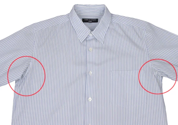 COMME des GARCONS HOMME Striped Short Sleeve Shirt K-174146_002