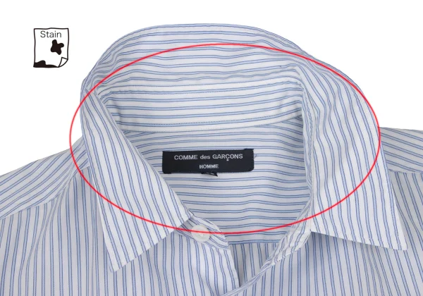 COMME des GARCONS HOMME Striped Short Sleeve Shirt K-174146_006