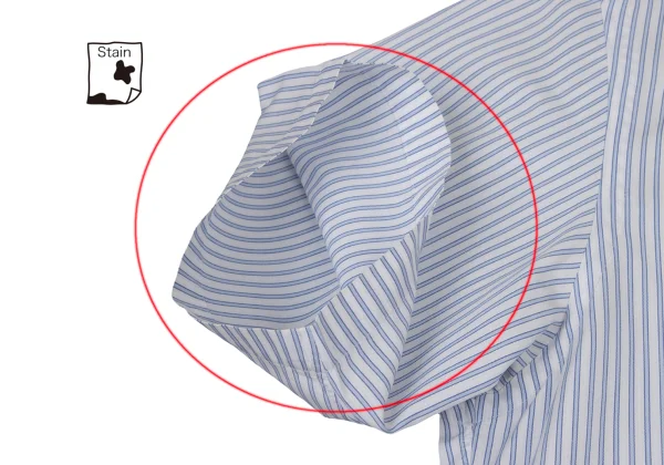 COMME des GARCONS HOMME Striped Short Sleeve Shirt K-174146_009