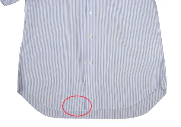 COMME des GARCONS HOMME Striped Short Sleeve Shirt K-174146_012
