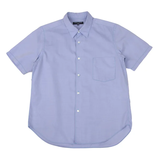 COMME des GARCONS HOMME Washed Cotton Stitch Shirt Blue SS K-174147_001