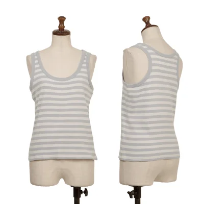 agnes b. Striped Cotton Tank Top