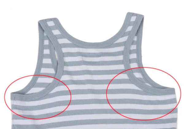 agnes b. Striped Cotton Tank Top K-174149_009