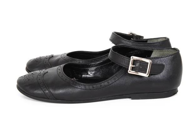 tricot COMME des GARCONS Wingtip Leather Mary Jane Shoes K-174153_004