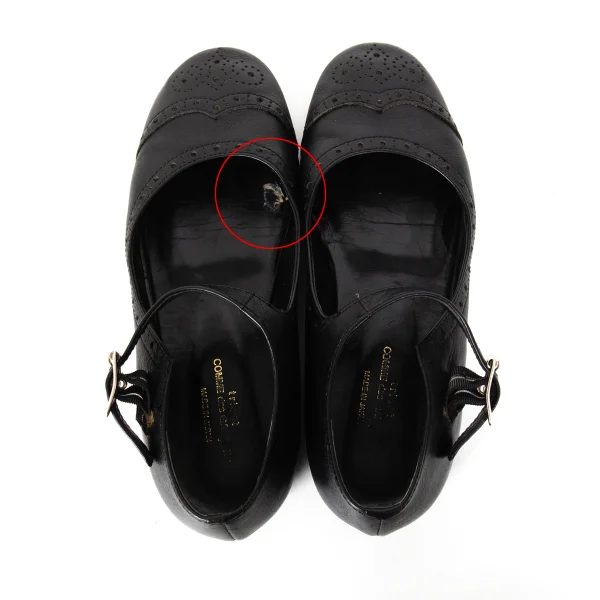 tricot COMME des GARCONS Wingtip Leather Mary Jane Shoes K-174153_011