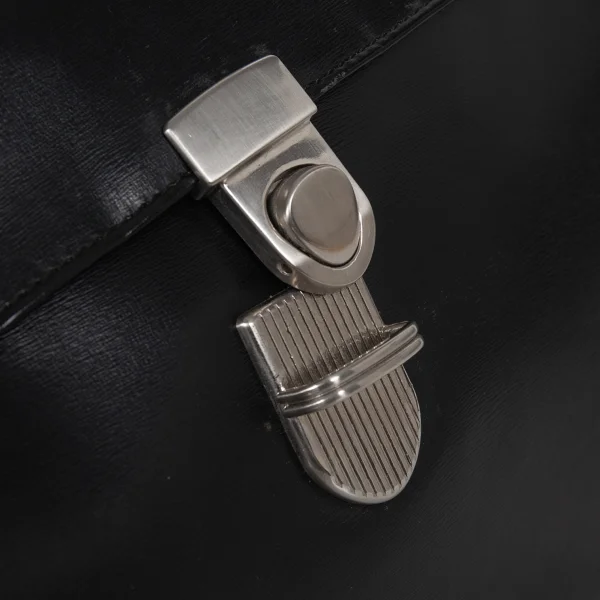 Jean Paul GAULTIER Metal Plate Leather Hand Bag K-174154_009