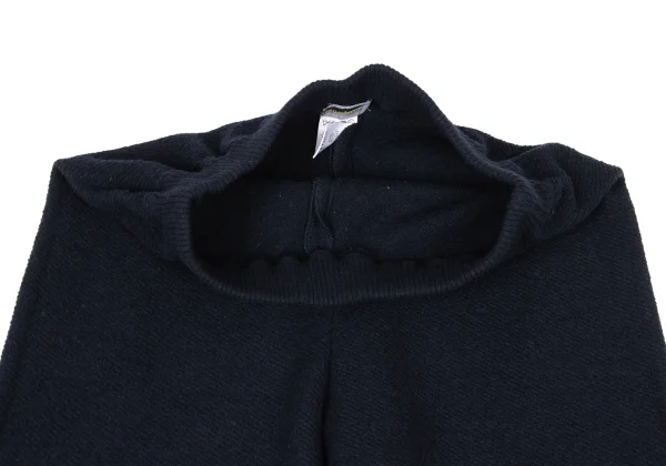 ISSEY MIYAKE Wool Blend Rib Switching Knit Pants K-174161_004