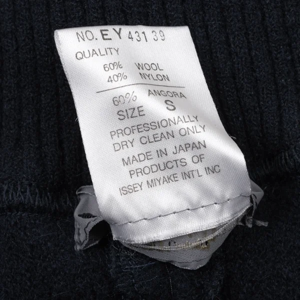 ISSEY MIYAKE Wool Blend Rib Switching Knit Pants K-174161_009
