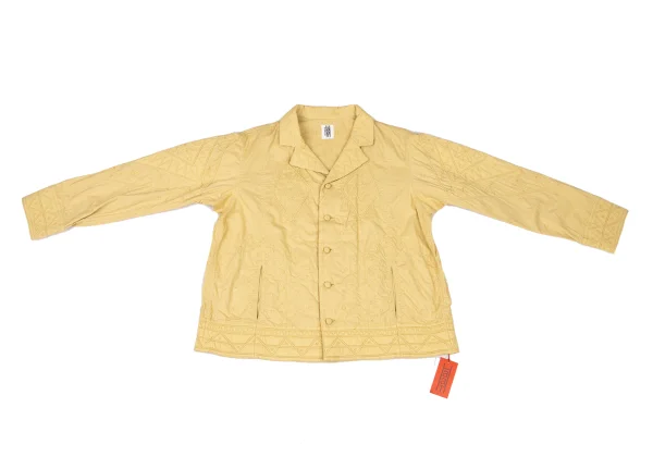 ISSEY MIYAKE HaaT Graphic Embroidery Padded Switching Jacket K-174163_002