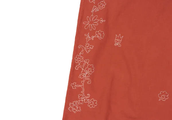 ISSEY MIYAKE HaaT Graphic Embroidery Wide Cropped Pants K-174166_010