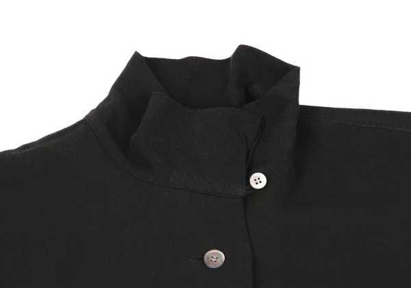 ISSEY MIYAKE PERMANENTE Cotton Silk Stand-collar Shirt K-174168_004