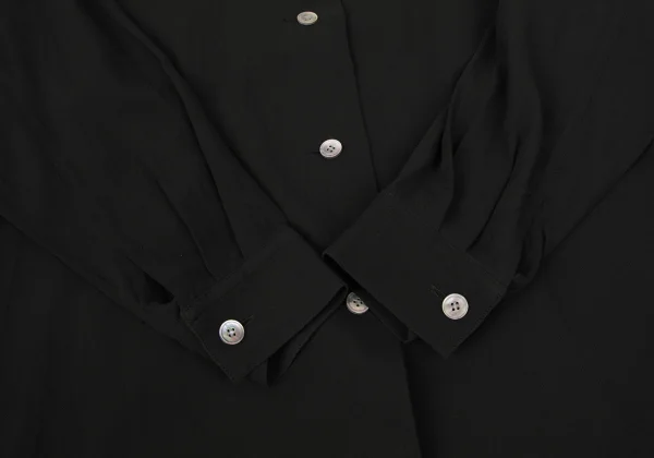 ISSEY MIYAKE PERMANENTE Cotton Silk Stand-collar Shirt K-174168_009