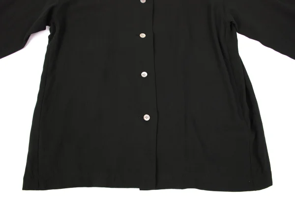 ISSEY MIYAKE PERMANENTE Cotton Silk Stand-collar Shirt K-174168_011
