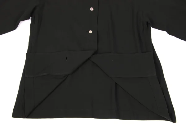 ISSEY MIYAKE PERMANENTE Cotton Silk Stand-collar Shirt K-174168_013