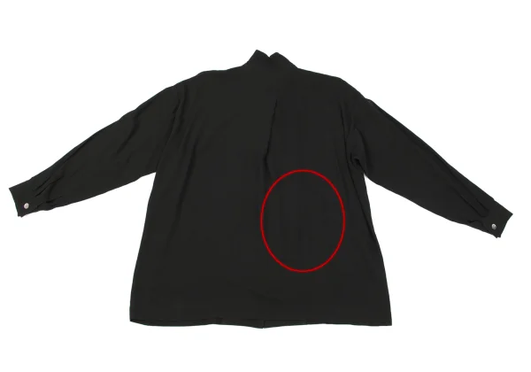 ISSEY MIYAKE PERMANENTE Cotton Silk Stand-collar Shirt K-174168_014