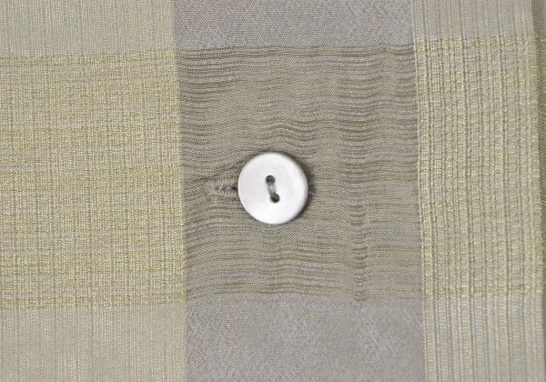 ISSEY MIYAKE PERMANENTE Silk Glitter Check Weave Collarless Blouse K-174169_008