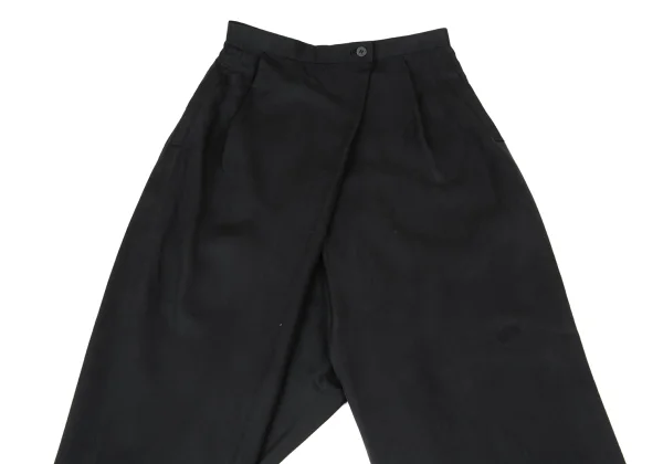ISSEY MIYAKE PERMANENTE Silk Tuck Tapered Pants K-174172_002