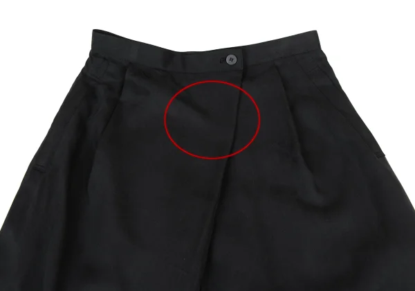 ISSEY MIYAKE PERMANENTE Silk Tuck Tapered Pants K-174172_003