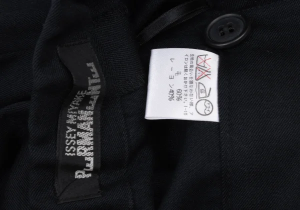 ISSEY MIYAKE PERMANENTE Wool Rayon Tuck Tapered Pants K-174173_012