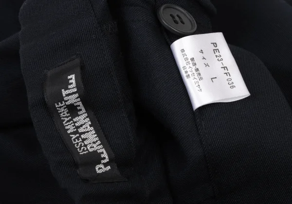 ISSEY MIYAKE PERMANENTE Wool Rayon Tuck Tapered Pants K-174173_013