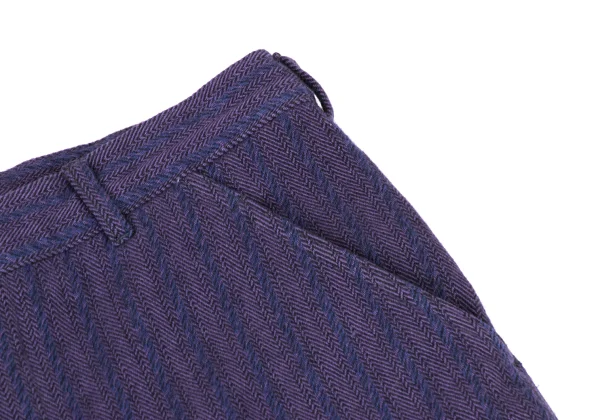 COMME des GARCONS HOMME PLUS Wool Blend Striped Pants K-174180_004