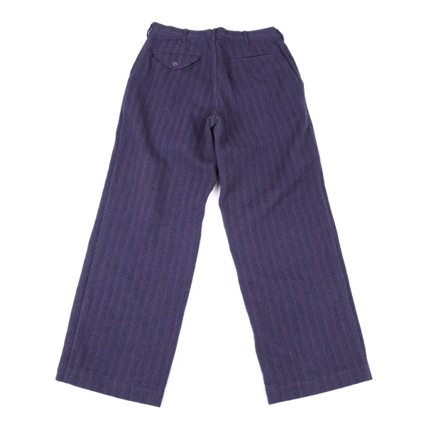 COMME des GARCONS HOMME PLUS Wool Blend Striped Pants K-174180_012
