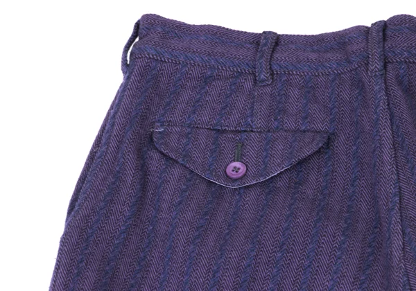 COMME des GARCONS HOMME PLUS Wool Blend Striped Pants K-174180_014