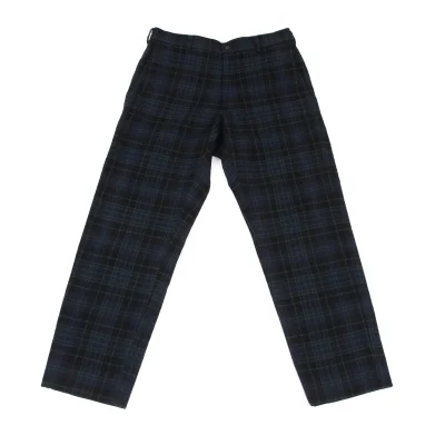 COMME des GARCONS HOMME PLUS Wool Blend Checked Tapered Pants