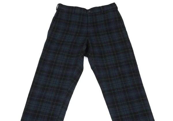 COMME des GARCONS HOMME PLUS Wool Blend Checked Tapered Pants K-174182_002