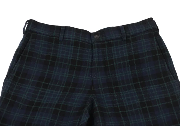 COMME des GARCONS HOMME PLUS Wool Blend Checked Tapered Pants K-174182_003