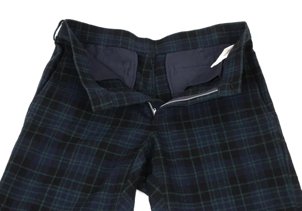 COMME des GARCONS HOMME PLUS Wool Blend Checked Tapered Pants K-174182_006