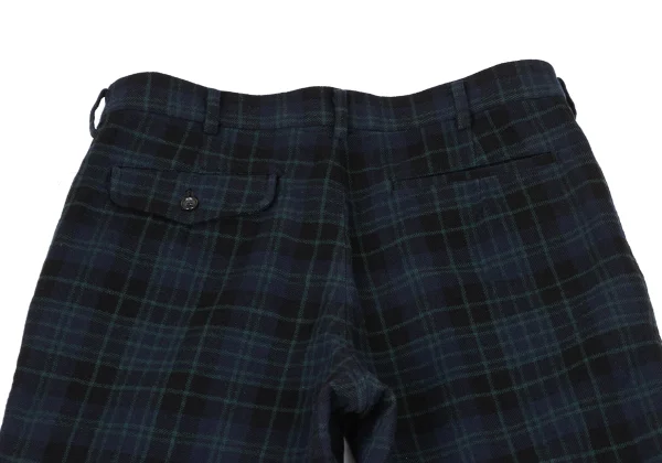 COMME des GARCONS HOMME PLUS Wool Blend Checked Tapered Pants K-174182_010